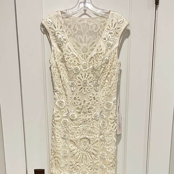 Sue Wong Gown size 2 Ivory/white - Picture 6 of 8